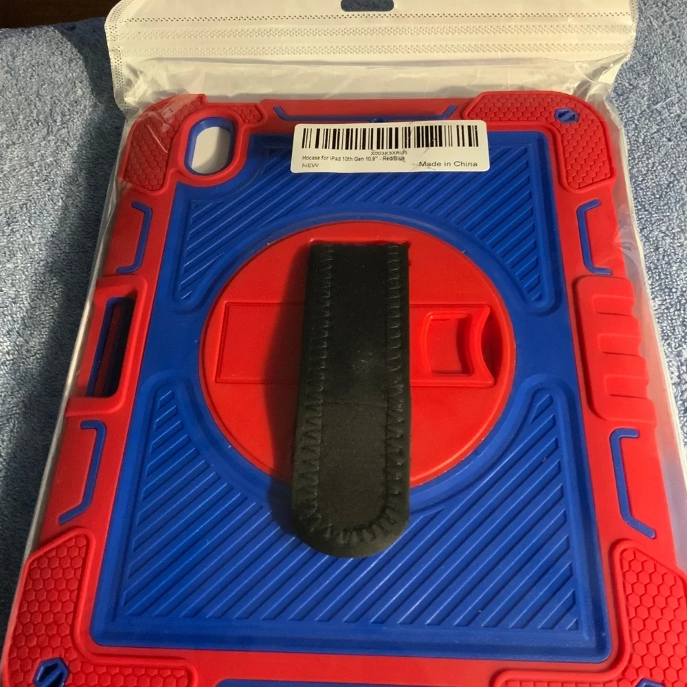 Hocase For IPad 10th Generation 10.9” Red/Blue